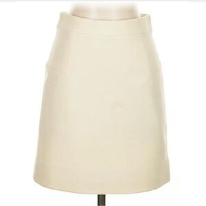 NWT J. Crew Cream A-Line Skirt